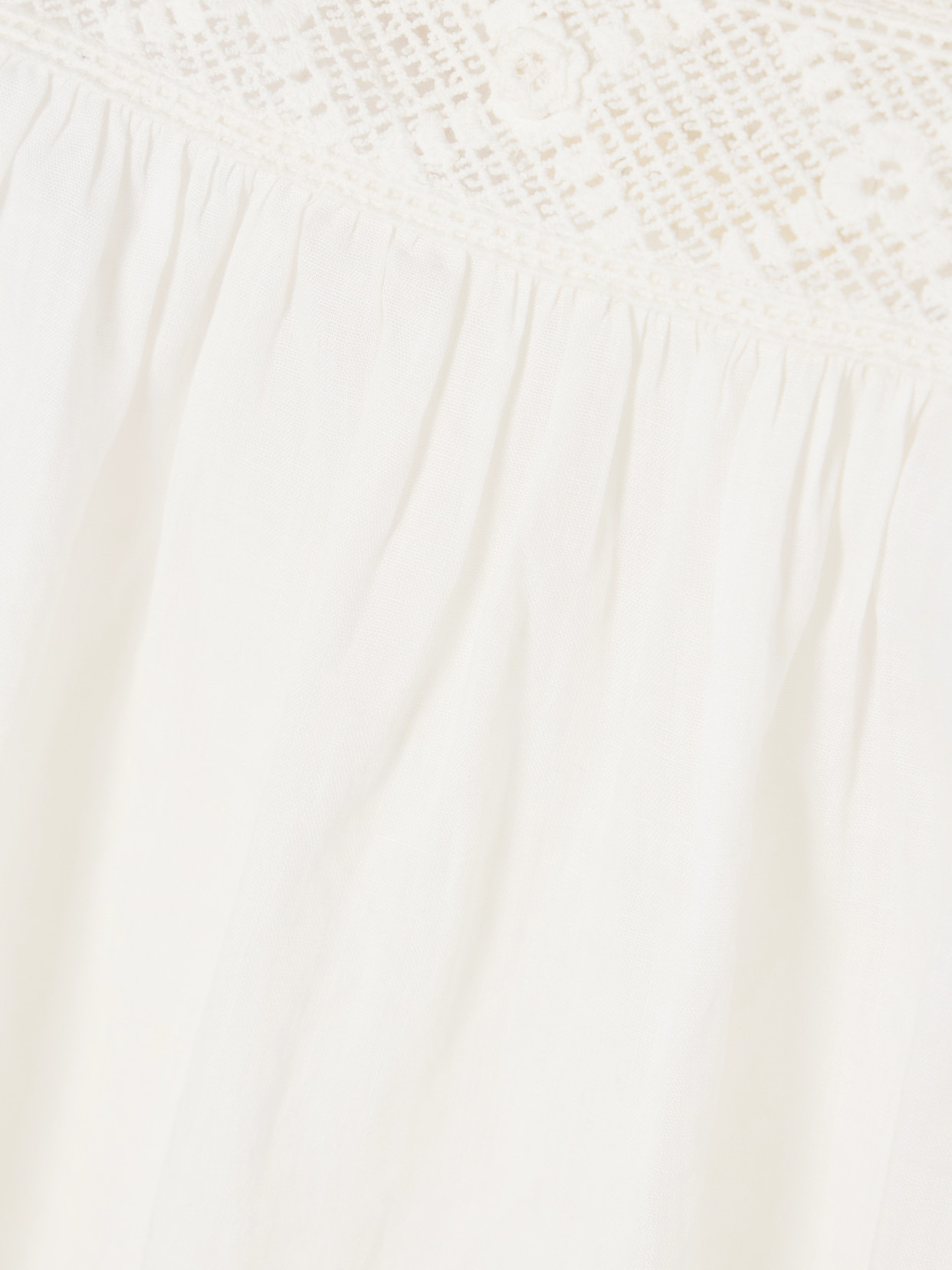 Almadia Crochet-trimmed Ramie Mini Dress - 5