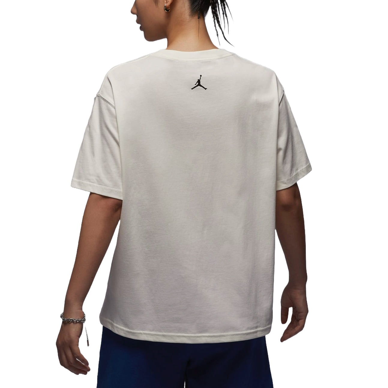 (WMNS) Air Jordan Graphic T-shirt Asia Sizing 'Sail' HF2862-133 - 2