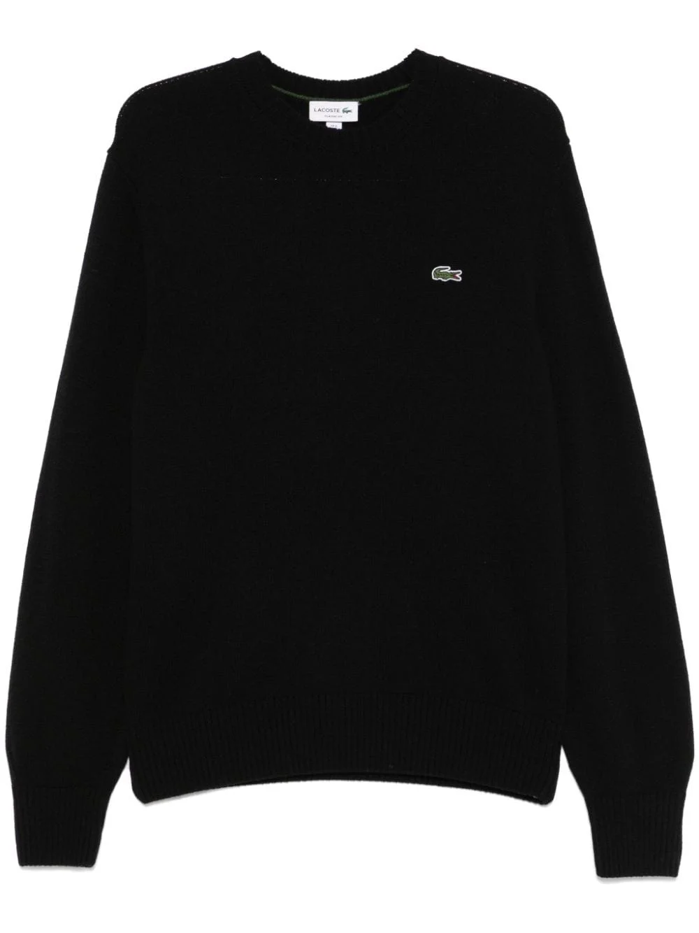 carded-wool crew-neck sweater - 1