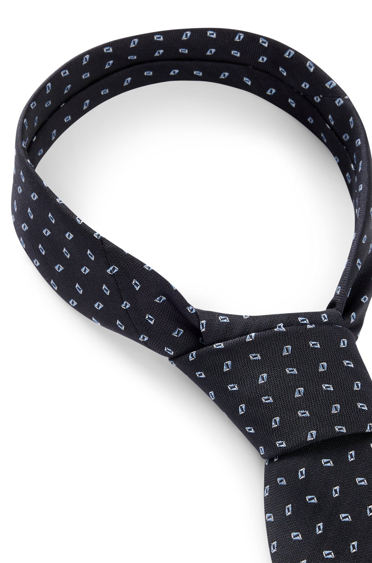 SILK-BLEND TIE WITH JACQUARD PATTERN - 6
