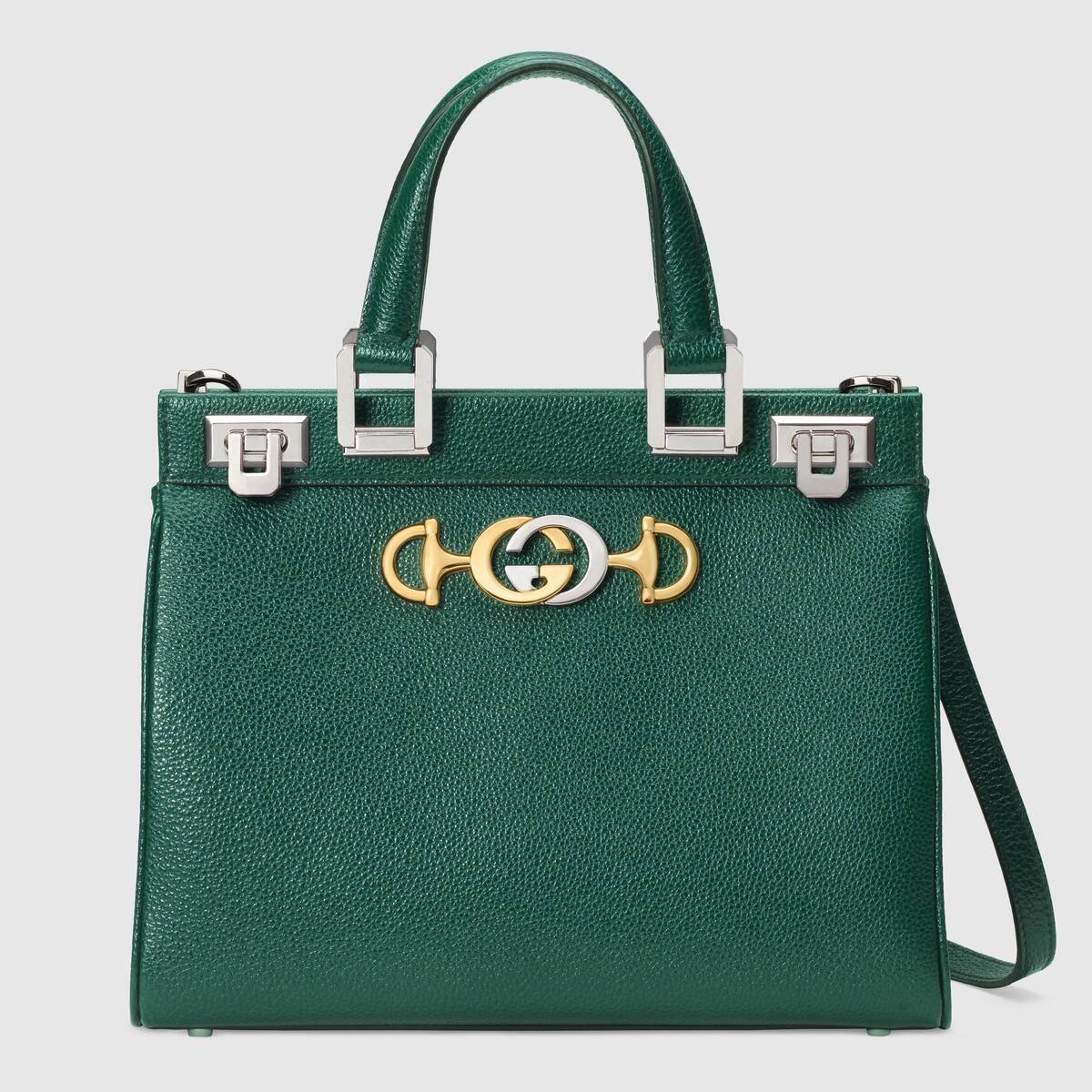 Gucci Zumi grainy leather small top handle bag - 1