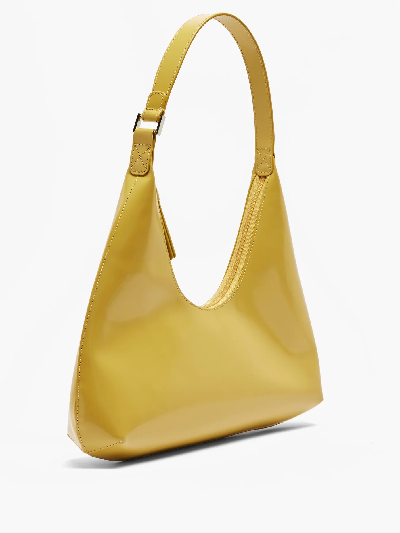 Amber patent-leather shoulder bag - 4