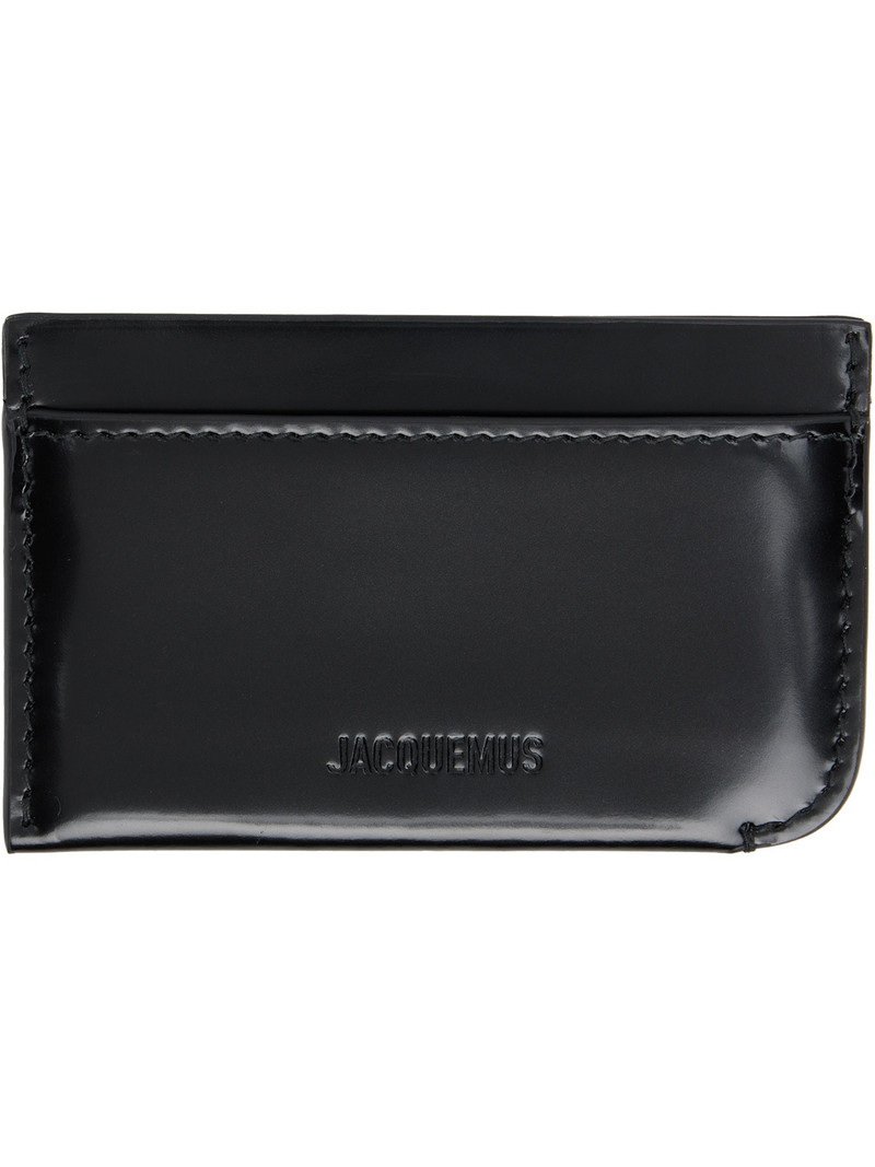 Black 'Le Porte Curvo' Card Holder 1