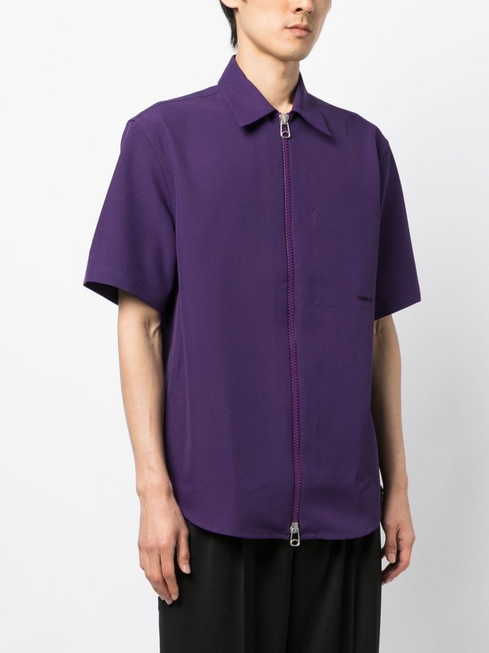 OAMC graphic-print button-up shirt - Purple