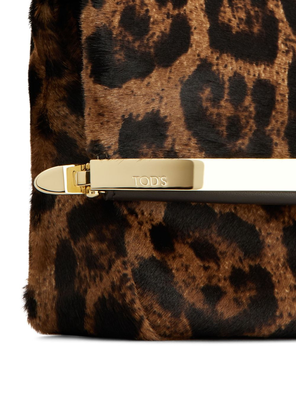 animal-print cutch bag - 6