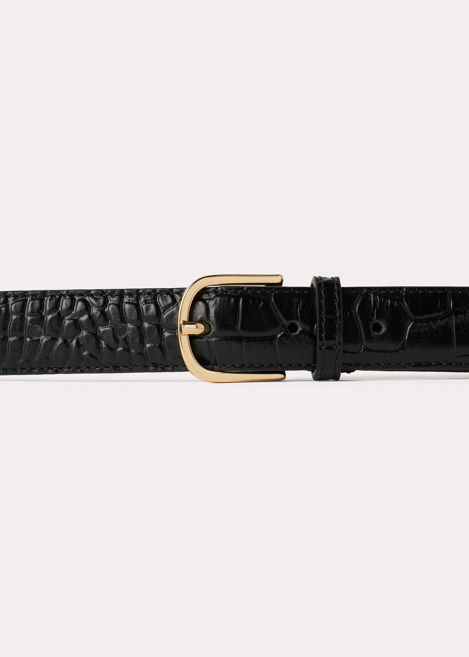 Wrap belt black croco - 5