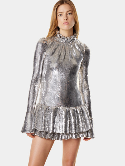 Paco Rabanne SILVER SEQUIN DRESS outlook