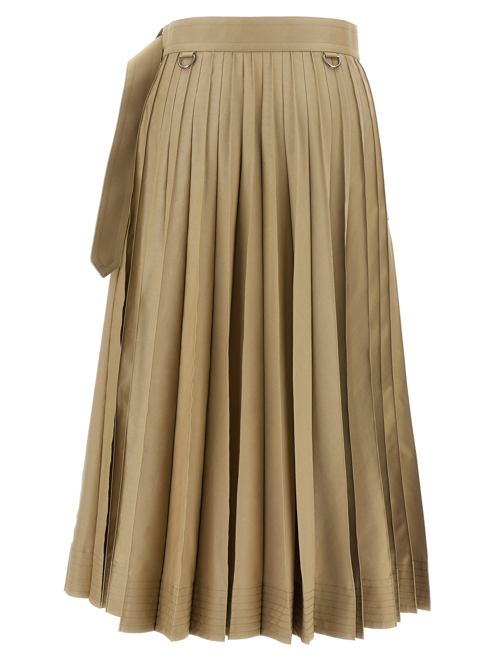 Sacai Women Long Pleated Skirt - 2