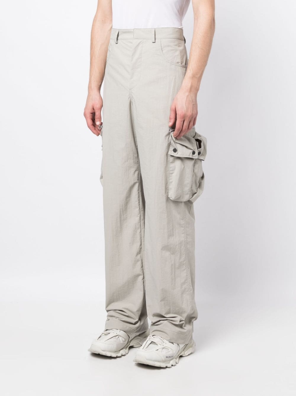 ripstop cotton cargo pants - 3