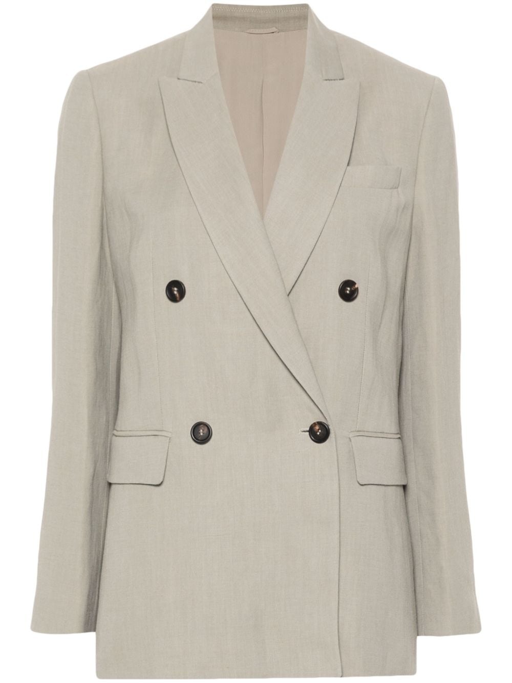 double-breasted blazer - 1