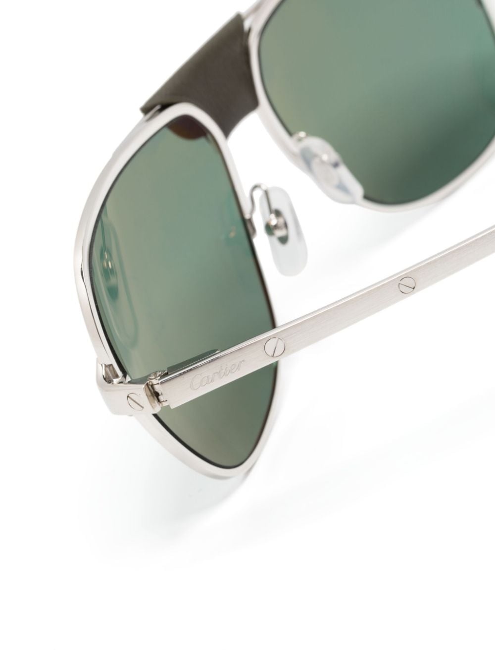 Santos de Cartier pilot-frame sunglasses - 3
