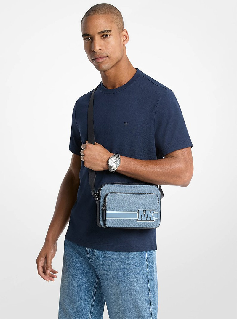 Cooper Embellished Signature Logo Flight Bag 4