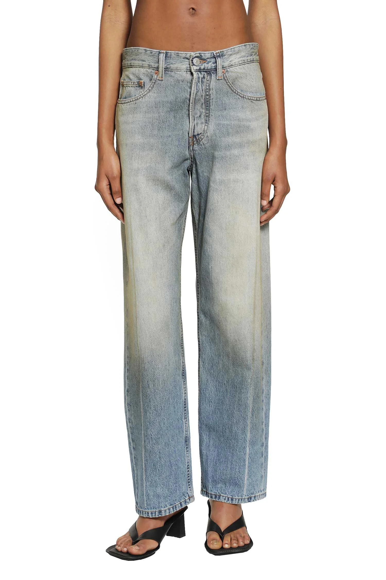 Straight Leg Jeans - 1