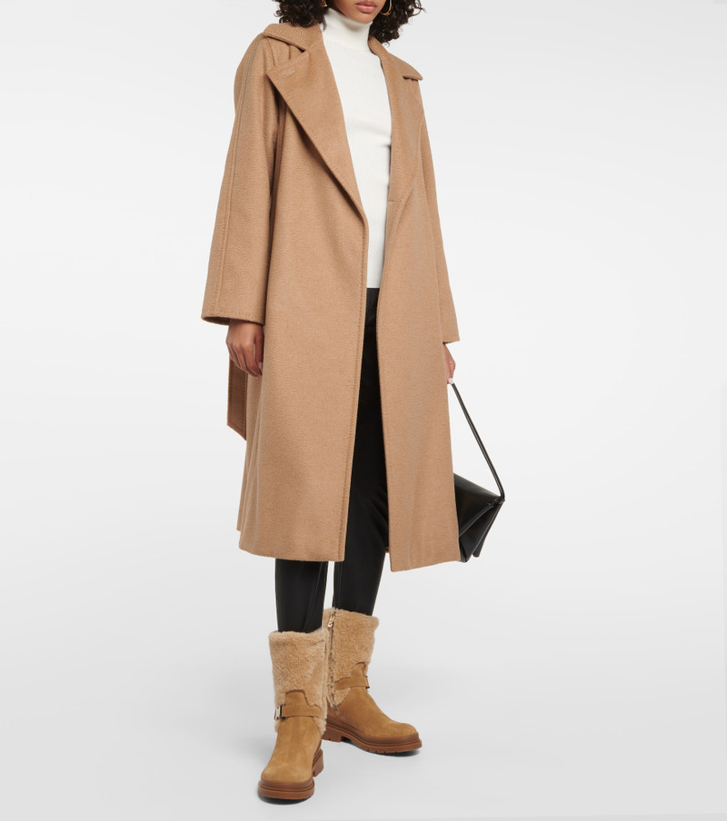 BOGNER St. Moritz leather and shearling ankle boots outlook