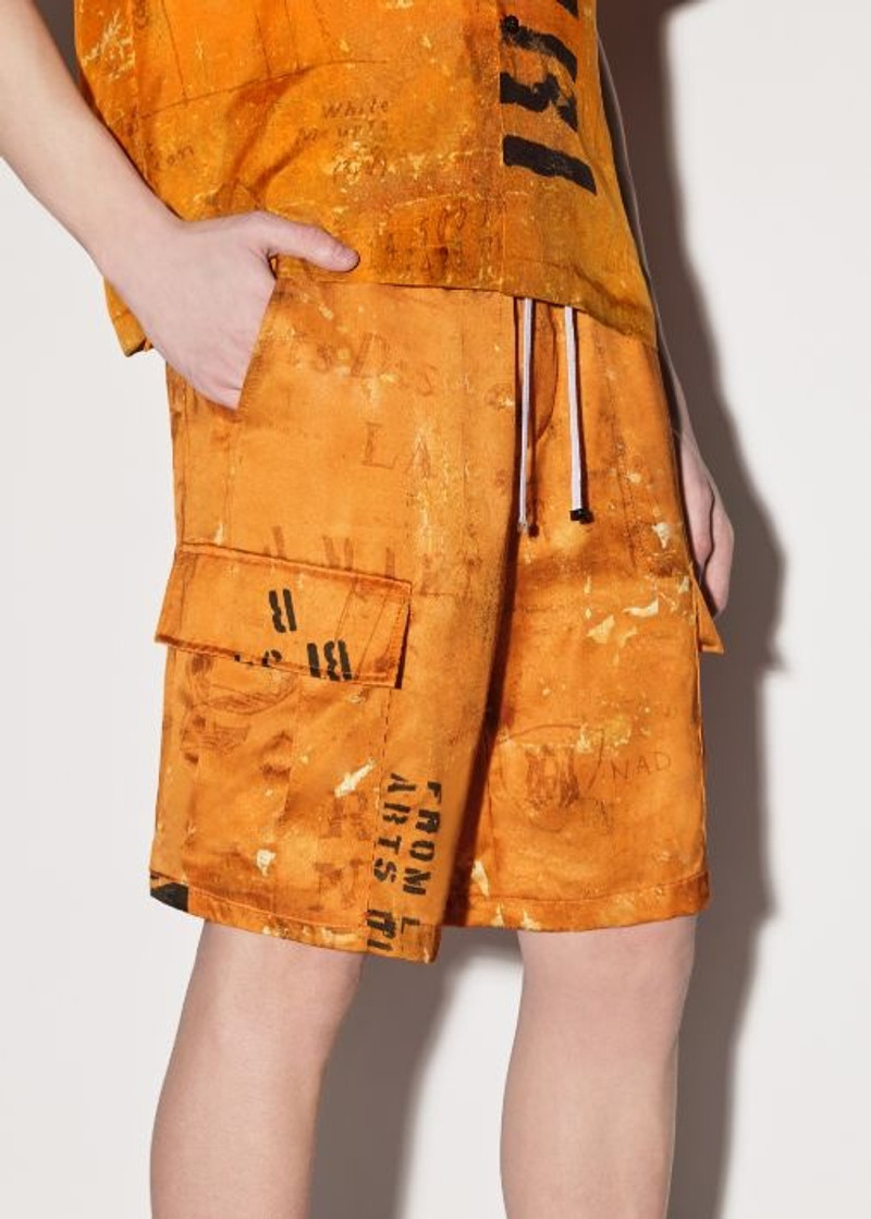 ARMY STENCIL CARGO SHORT 5