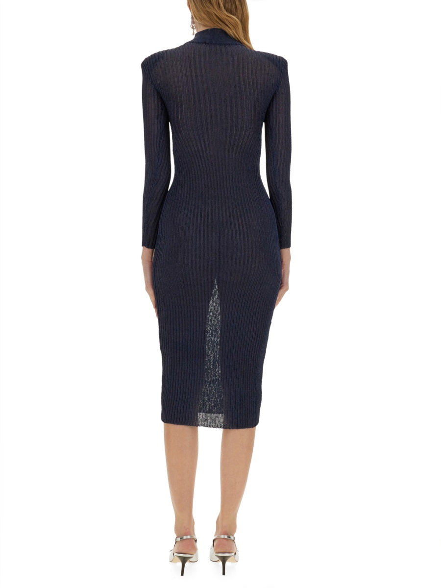 Self-Portrait Women Lurex Knit Maxi Dress - 3