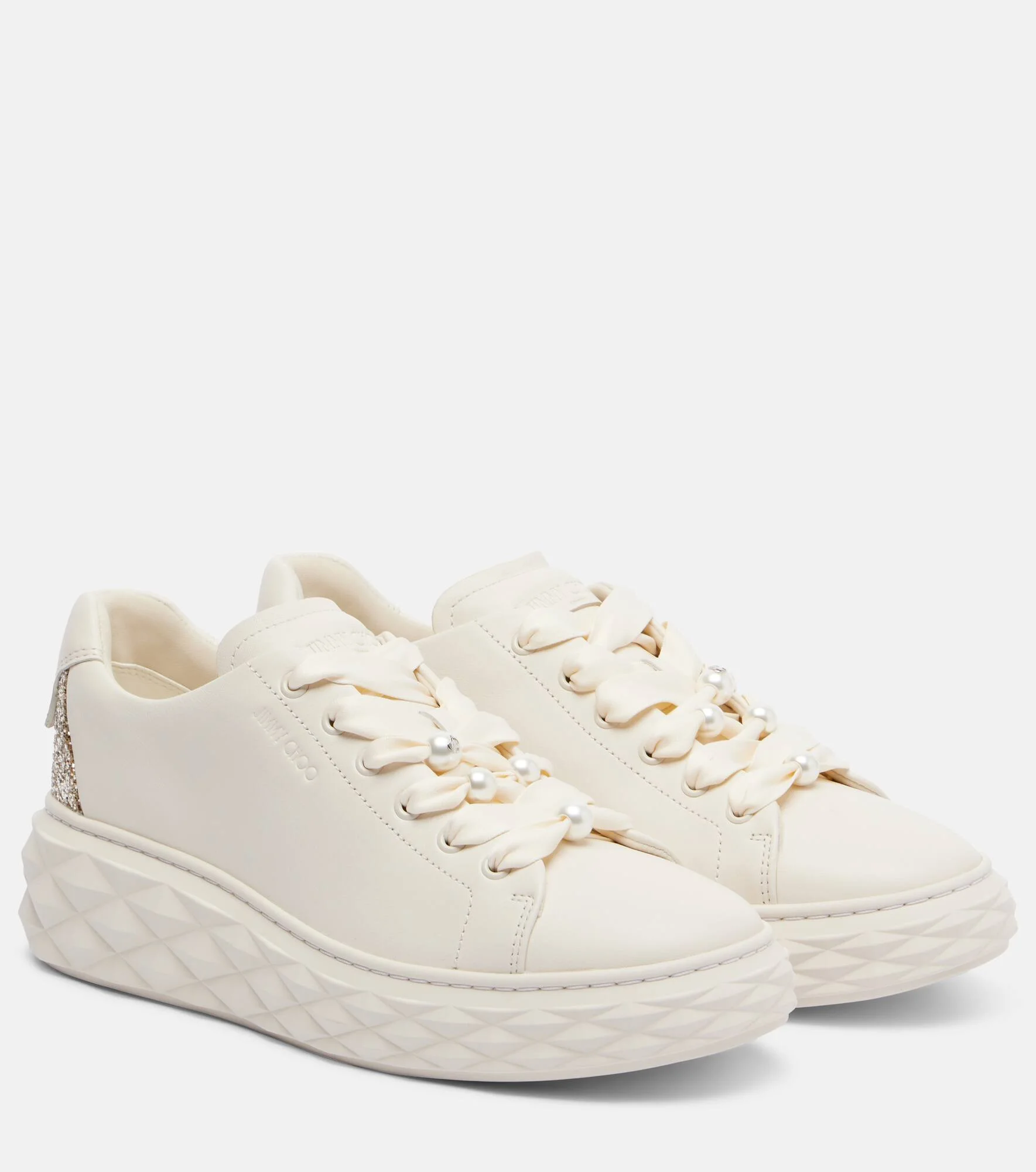 Diamond Light Maxi leather sneakers - 1