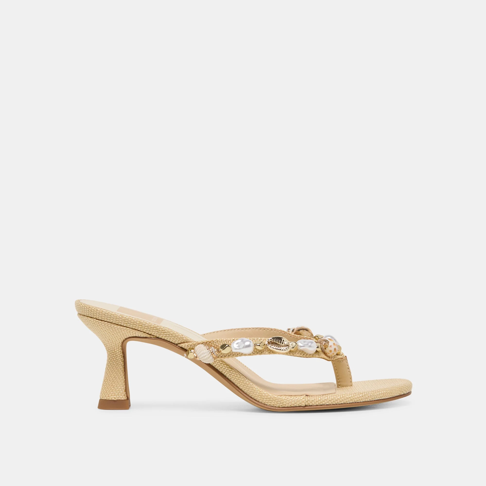 DAKSIE HEELS LT NATURAL RAFFIA - 1