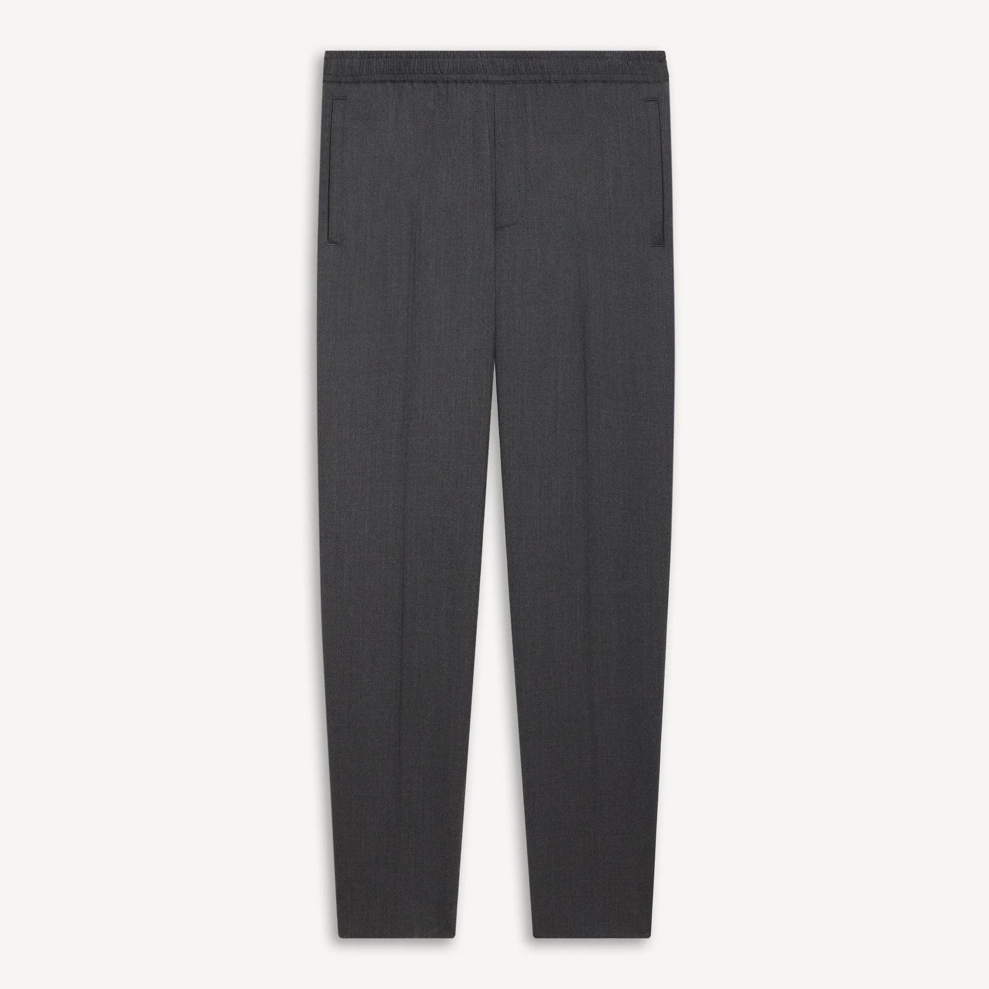 Drawstring Pull-On Pant in Motion Wool Twill - 1