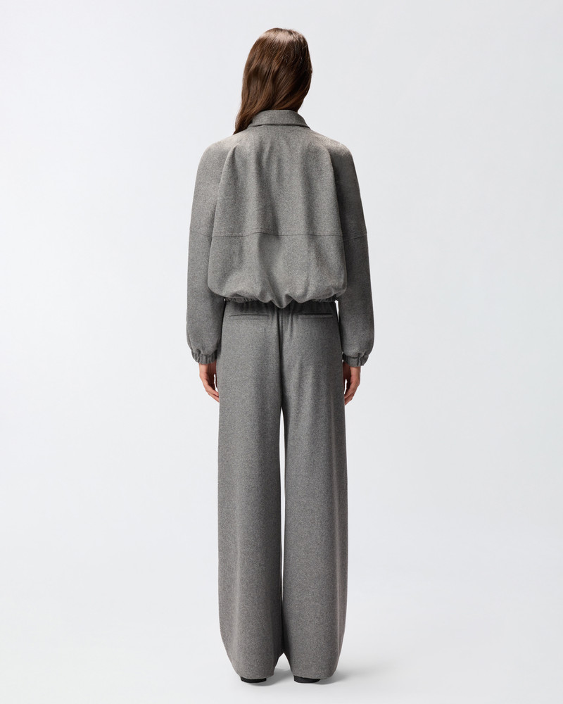 WOOL-BLEND BOMBER JACKET WITH ZIP 4