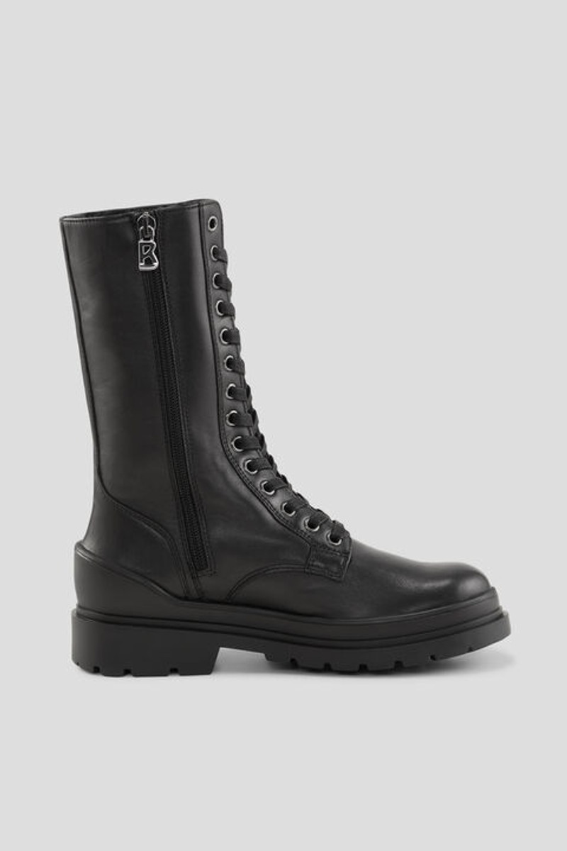 BOGNER St.Moritz x Bond 007 Boots with spikes in Black outlook