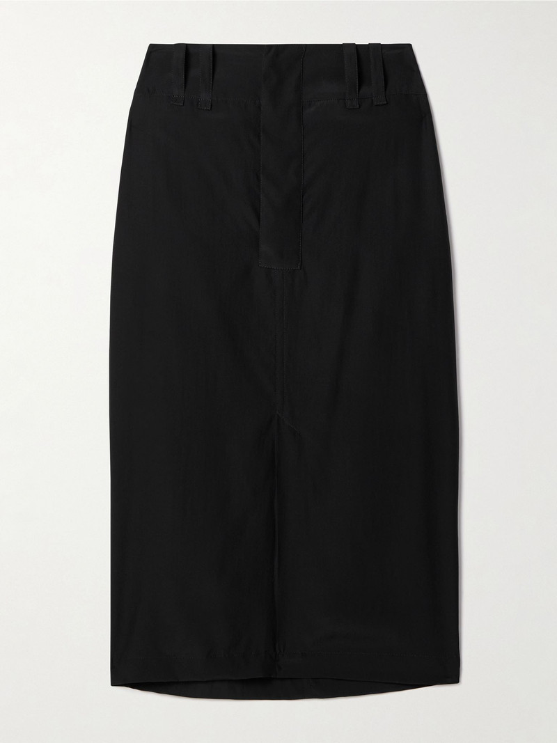 Silk skirt Black - 1