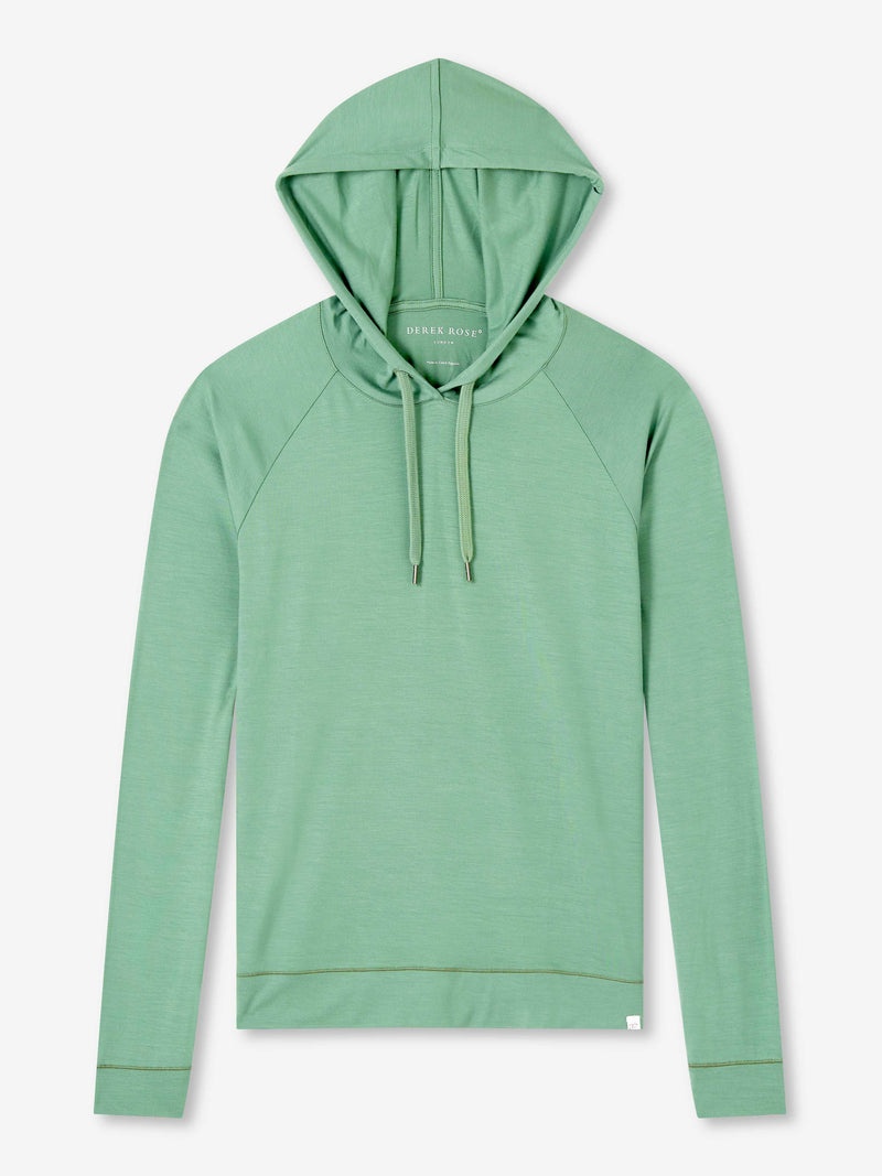 Women's Pullover Hoodie Basel Micro Modal Stretch Sage Green - 1