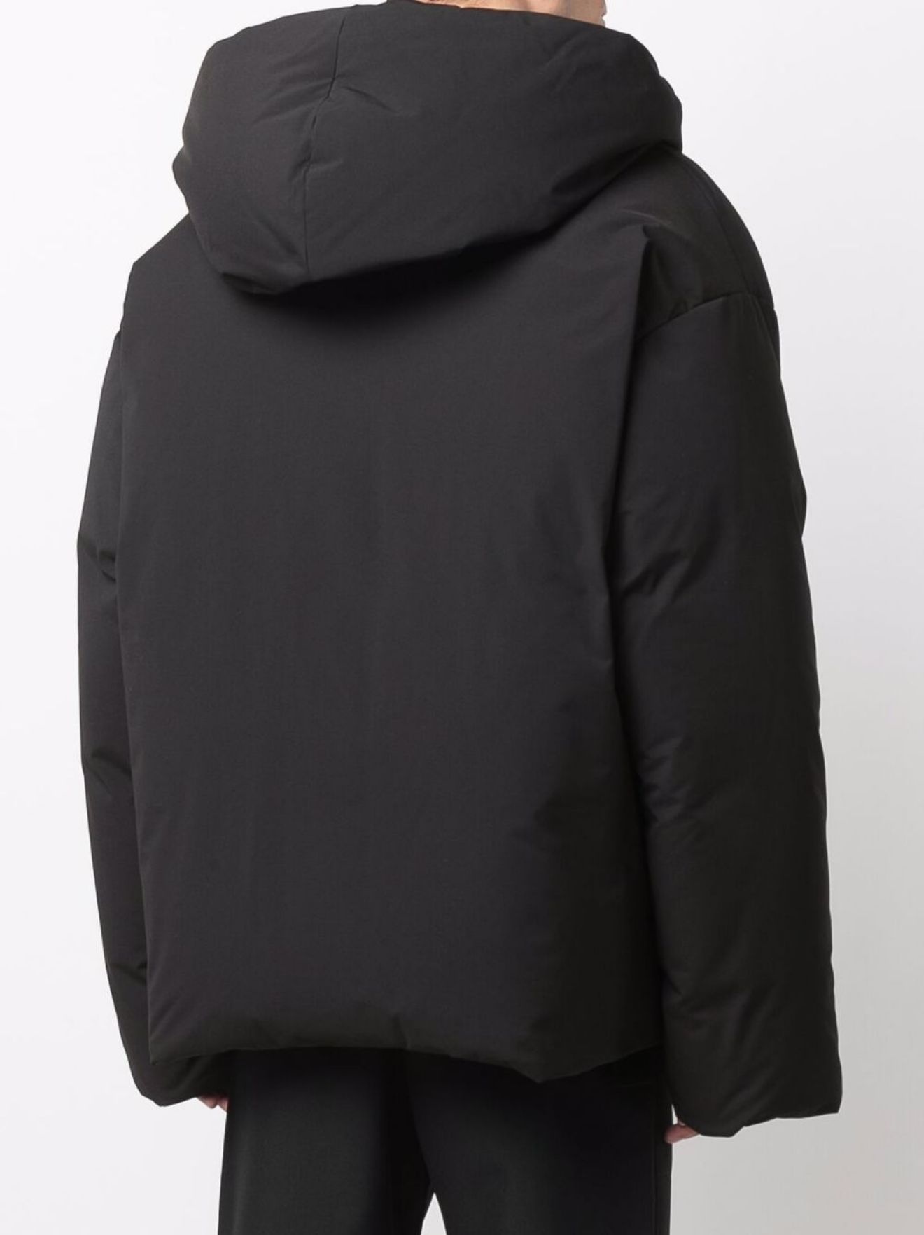 padded zipped hooded jacket - 4