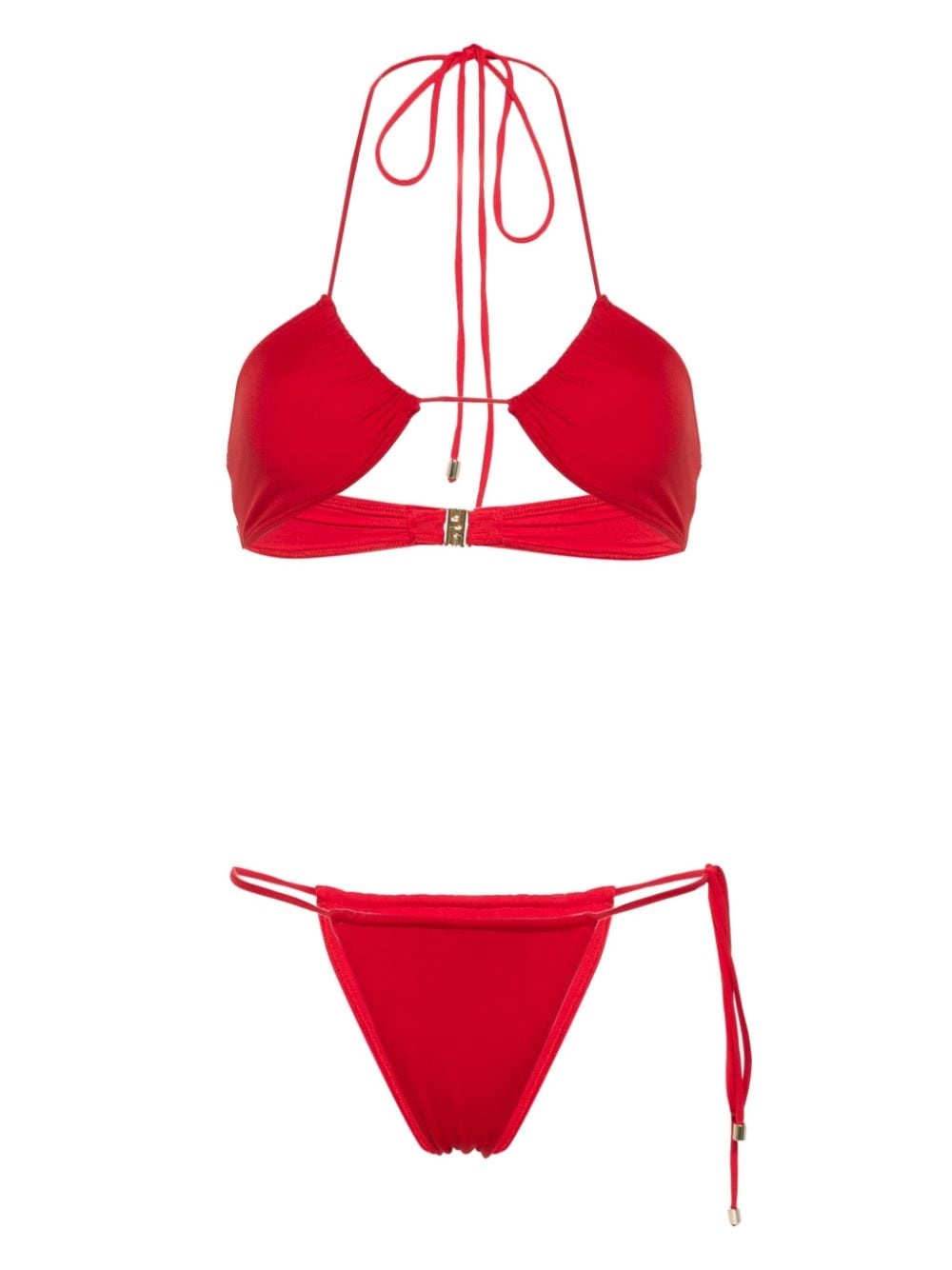 halterneck bikini set - 2