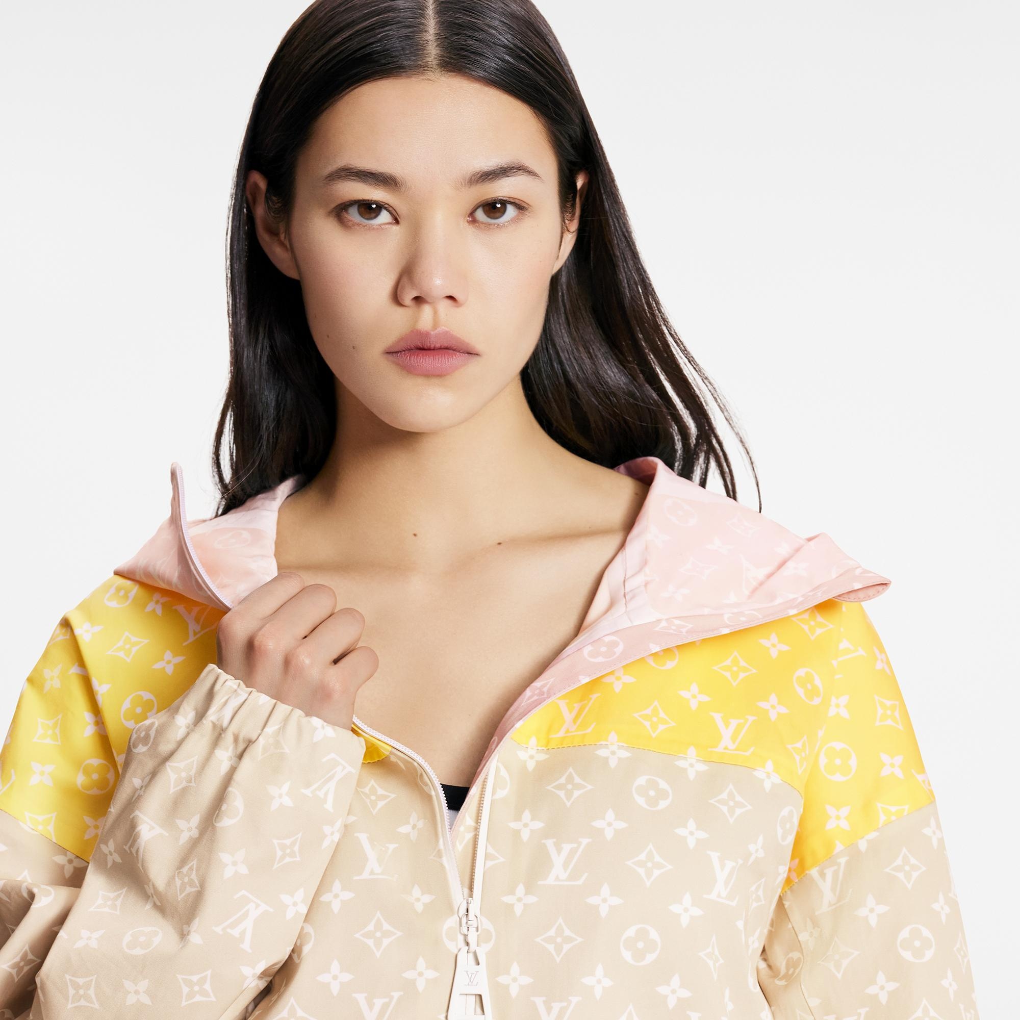 Monogram Color-Block Parka - 3