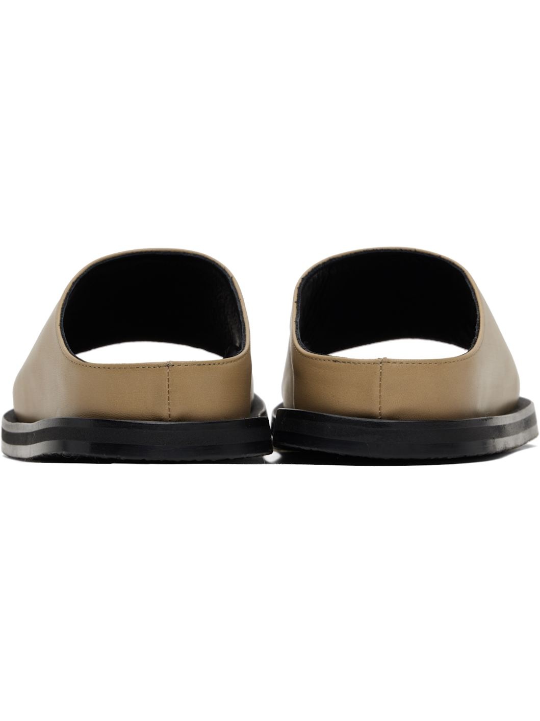 Taupe Spring Sandals - 2