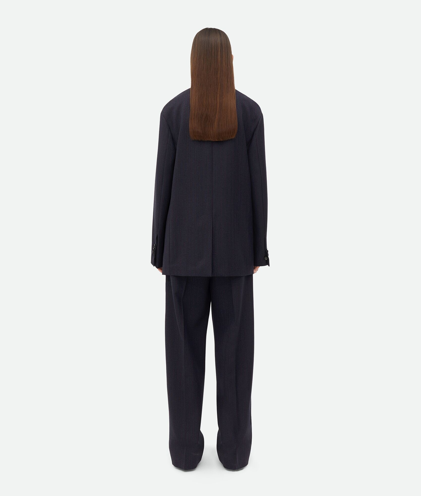Striped Wool Belted Jacket - 3