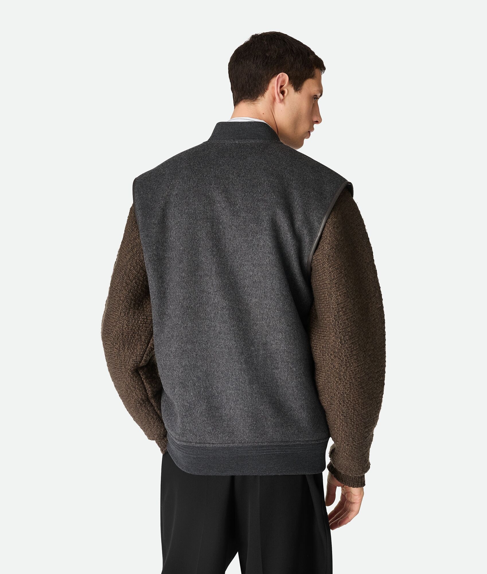 Double Face Wool Gilet - 3