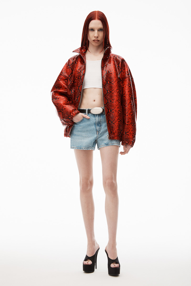 Alexander Wang SHORTY HIGH-RISE SHORT IN DENIM outlook
