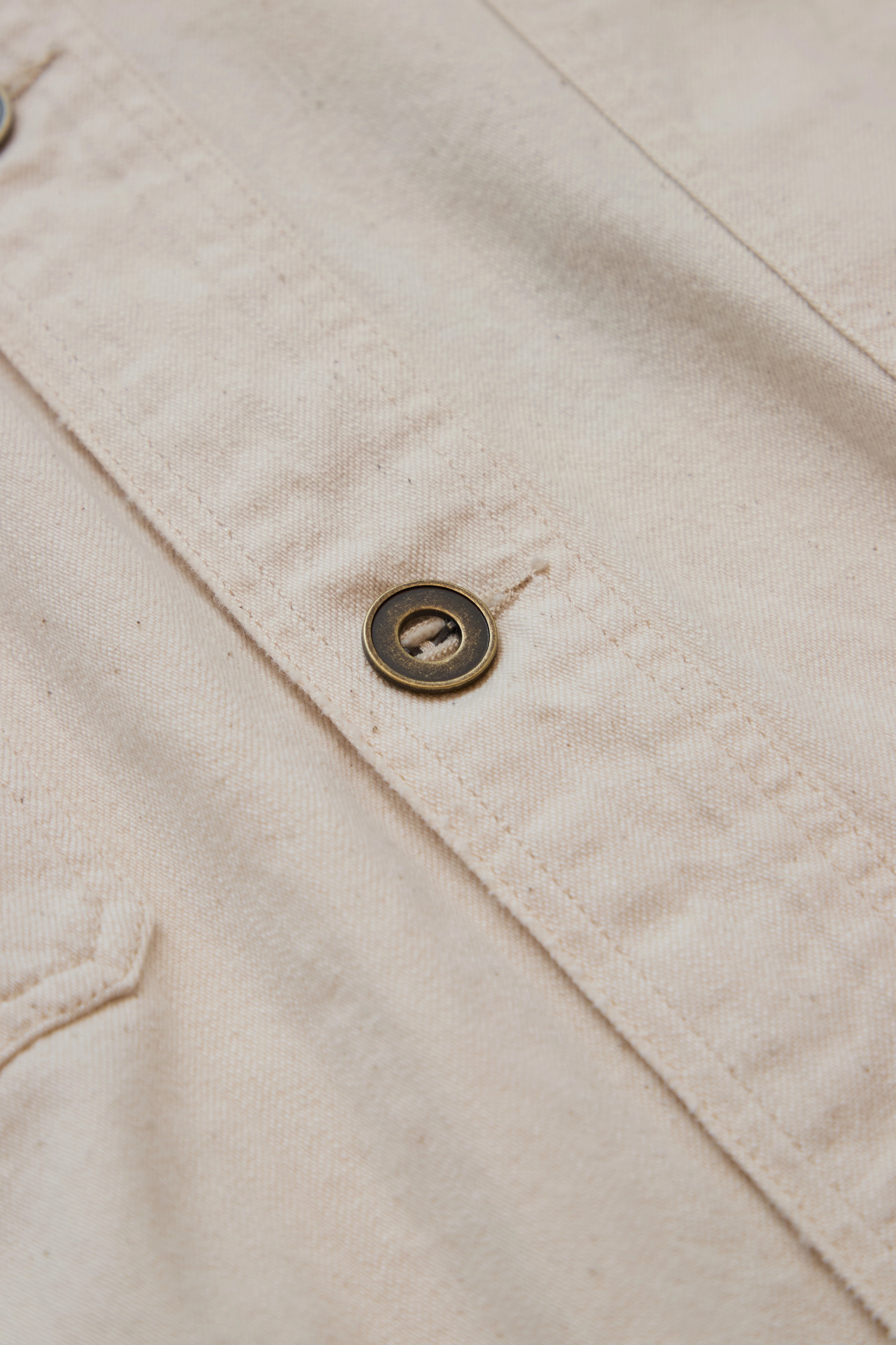 Maison Margiela Off-White Trucker Denim Jacket - 3