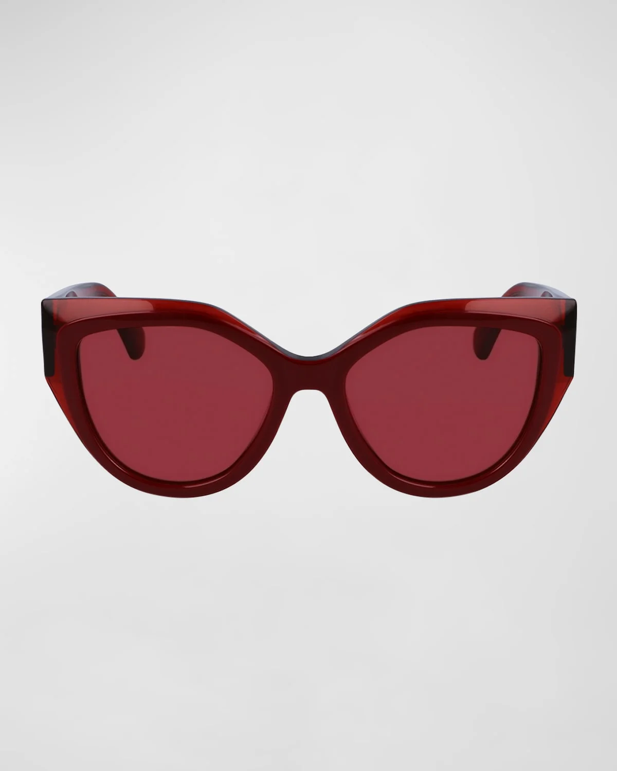 Classic Logo Acetate Cat-Eye Sunglasses - 1