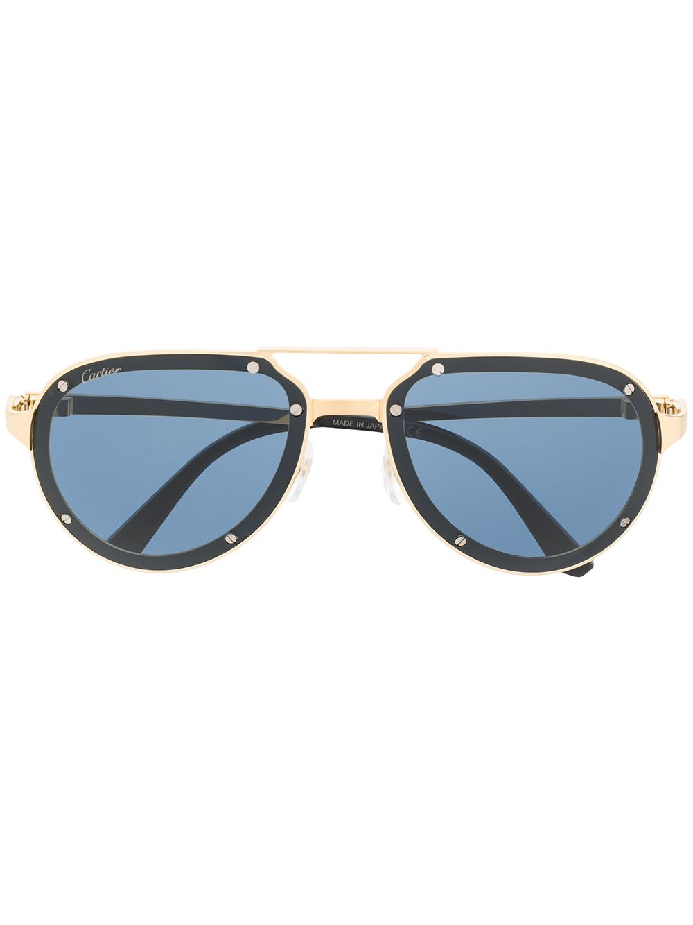 tinted aviator sunglasses - 1