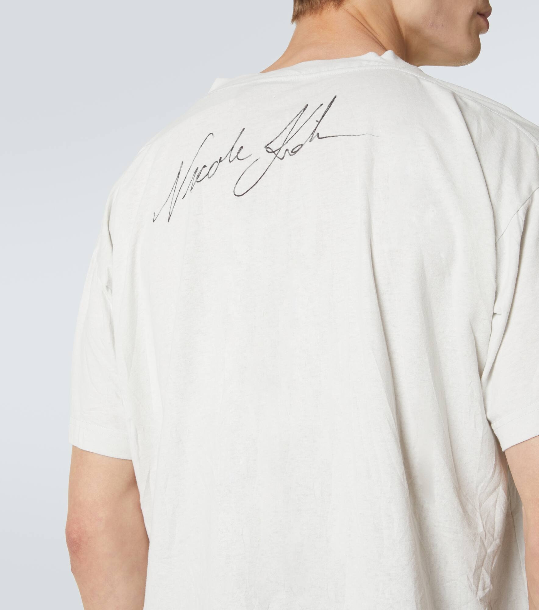 BALENCIAGA Nicole cotton jersey T-shirt | mytheresa | REVERSIBLE