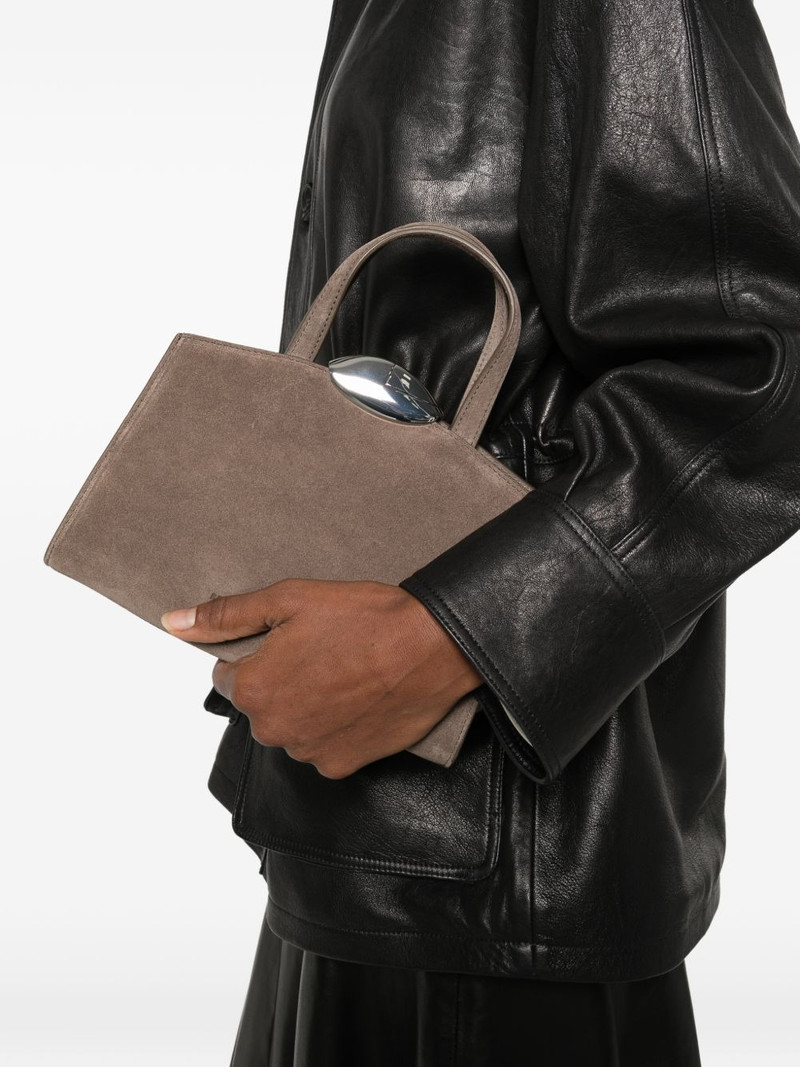 BENEDETTA BRUZZICHES suede tote bag outlook