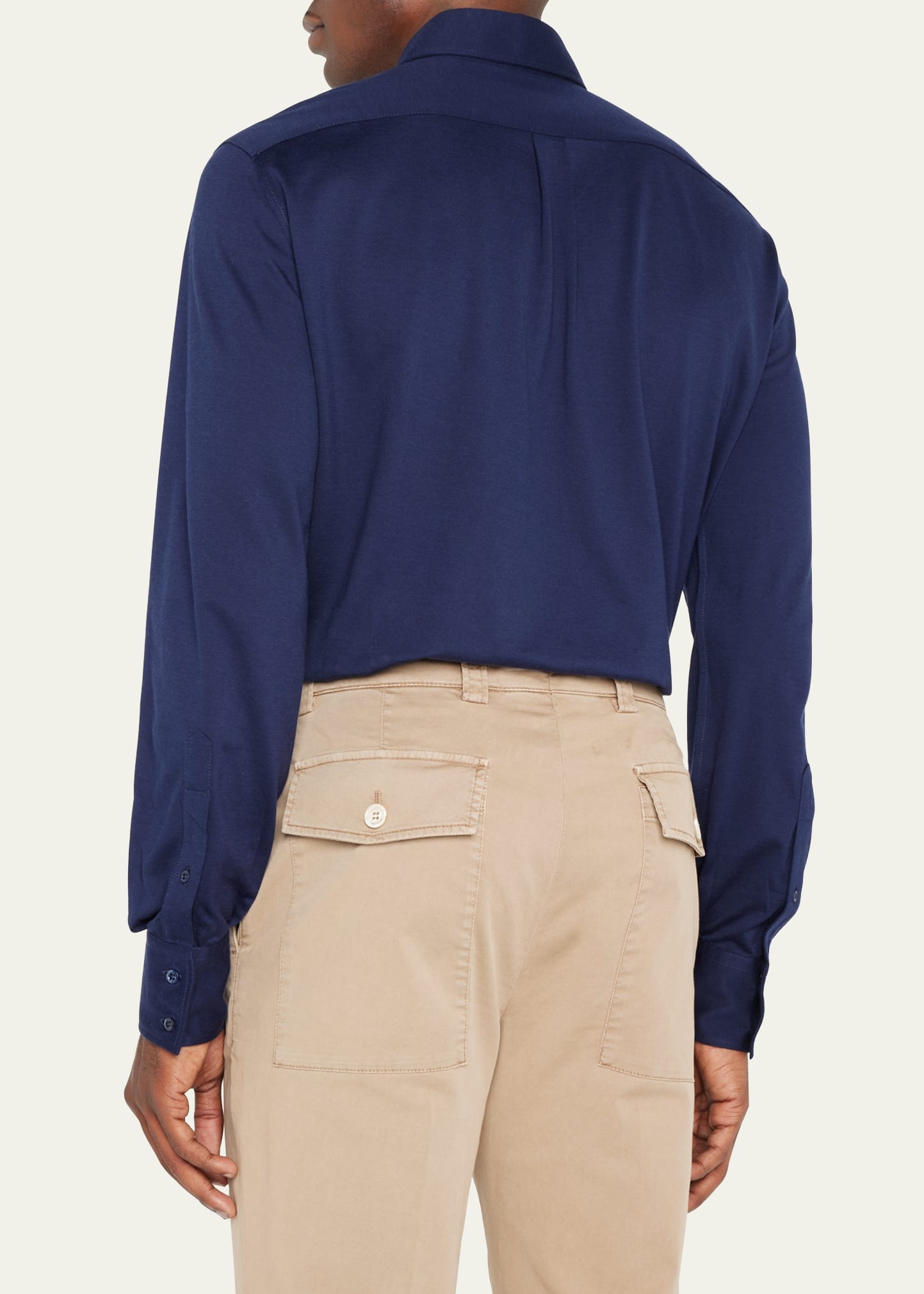 Men's Jersey Knit Sport Shirt - 3