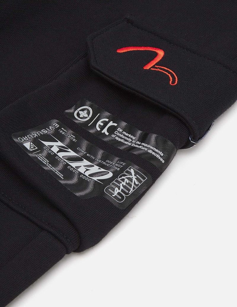 Eclipse Seagull Print Cargo Sweatpants 10