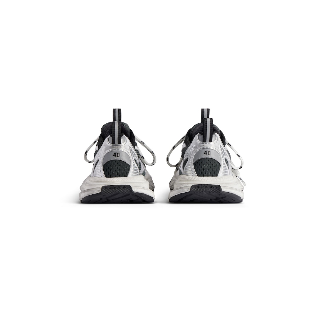 Women's 3xl Gradient Sneaker  in Black/grey/white - 5
