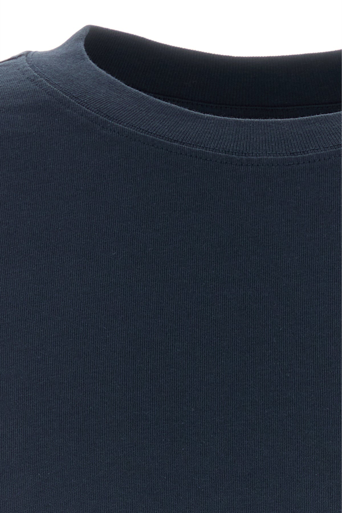 Navy blue cotton Heli t-shirt - 3