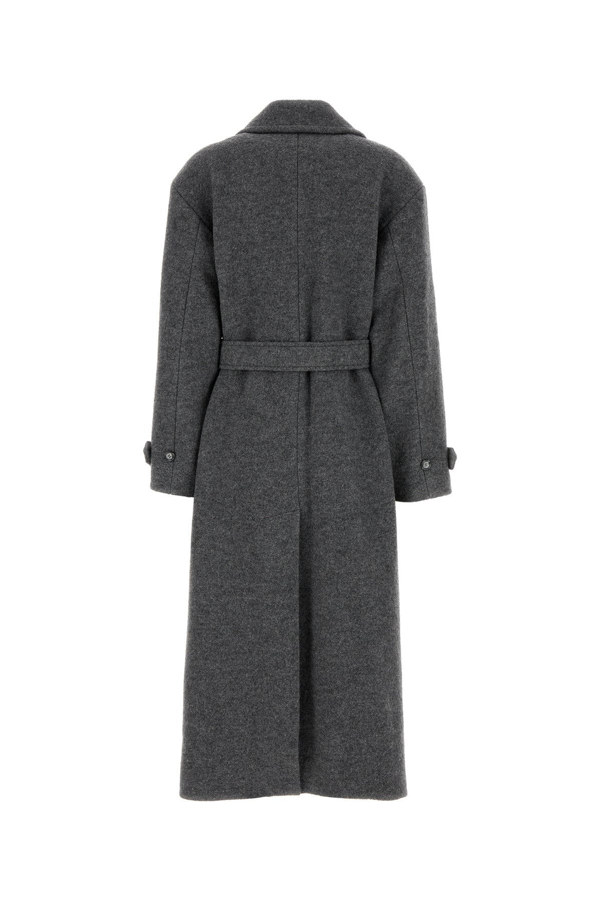 Grey wool coat - 2