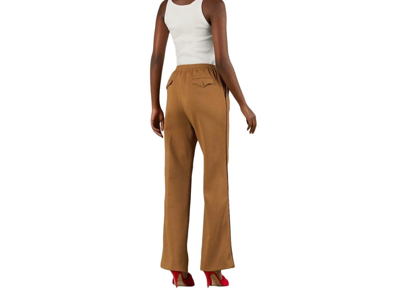 GUCCI Gucci x adidas Ripstop Jersey Pant Camel outlook