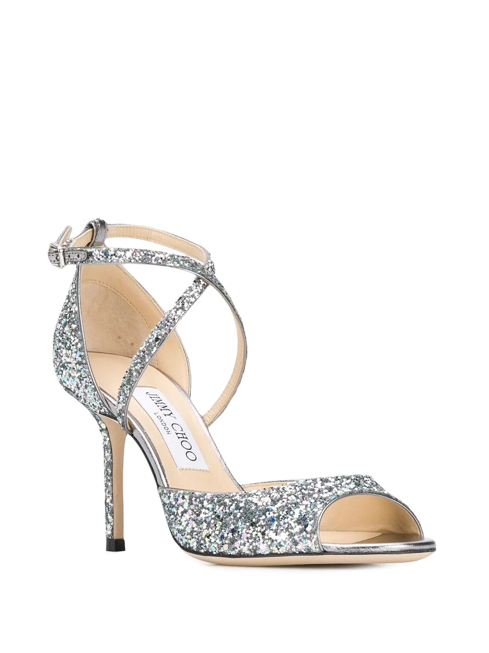 Emsy 85mm glitter sandals - 2