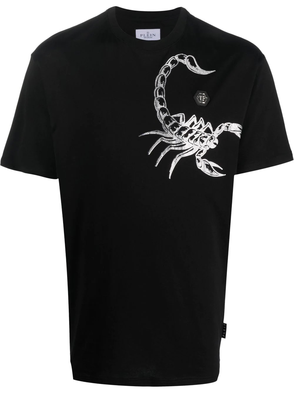 Scorpion-print short-sleeve T-shirt - 1