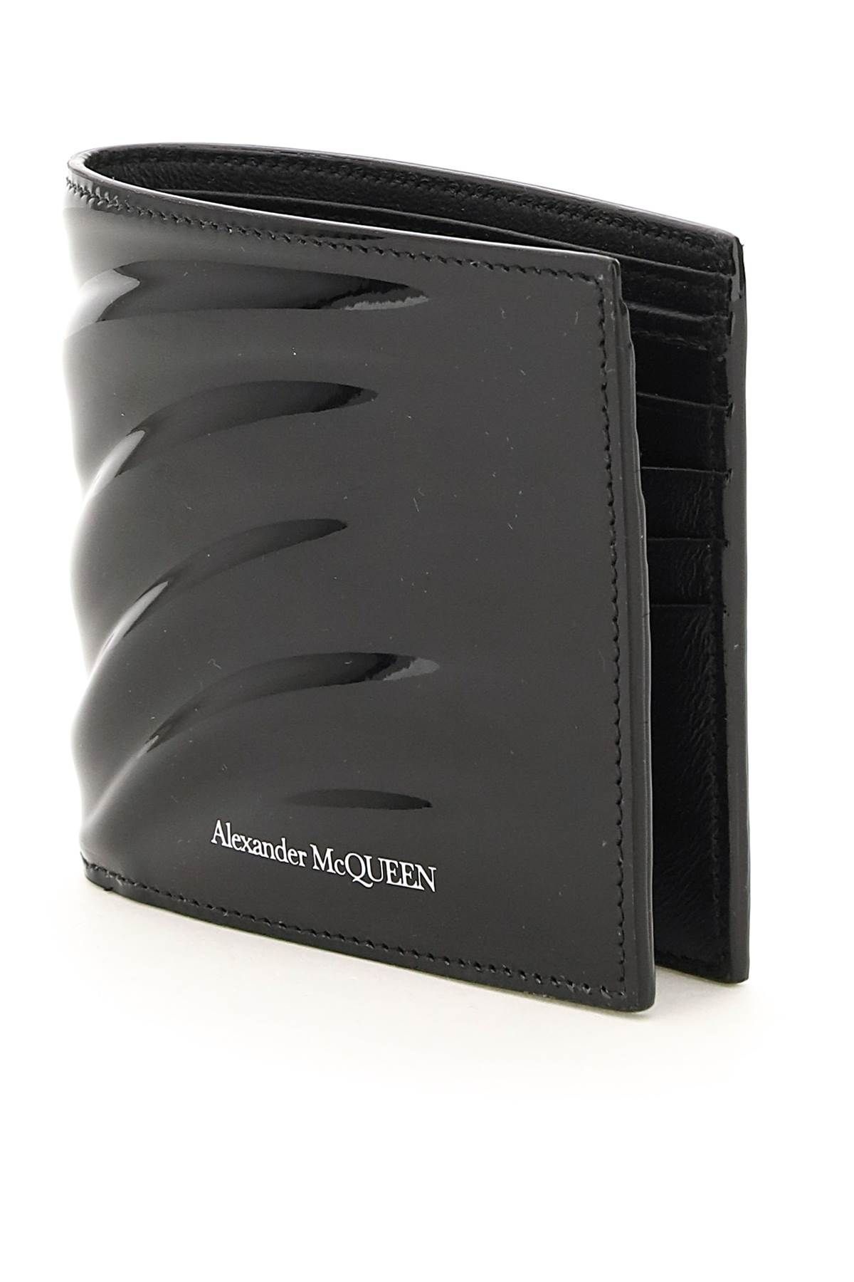 PATENT LEATHER BI-FOLD WALLET - 4