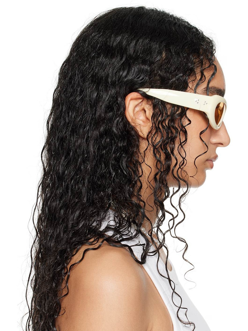 SSENSE Exclusive Beige Khilna Sunglasses 5