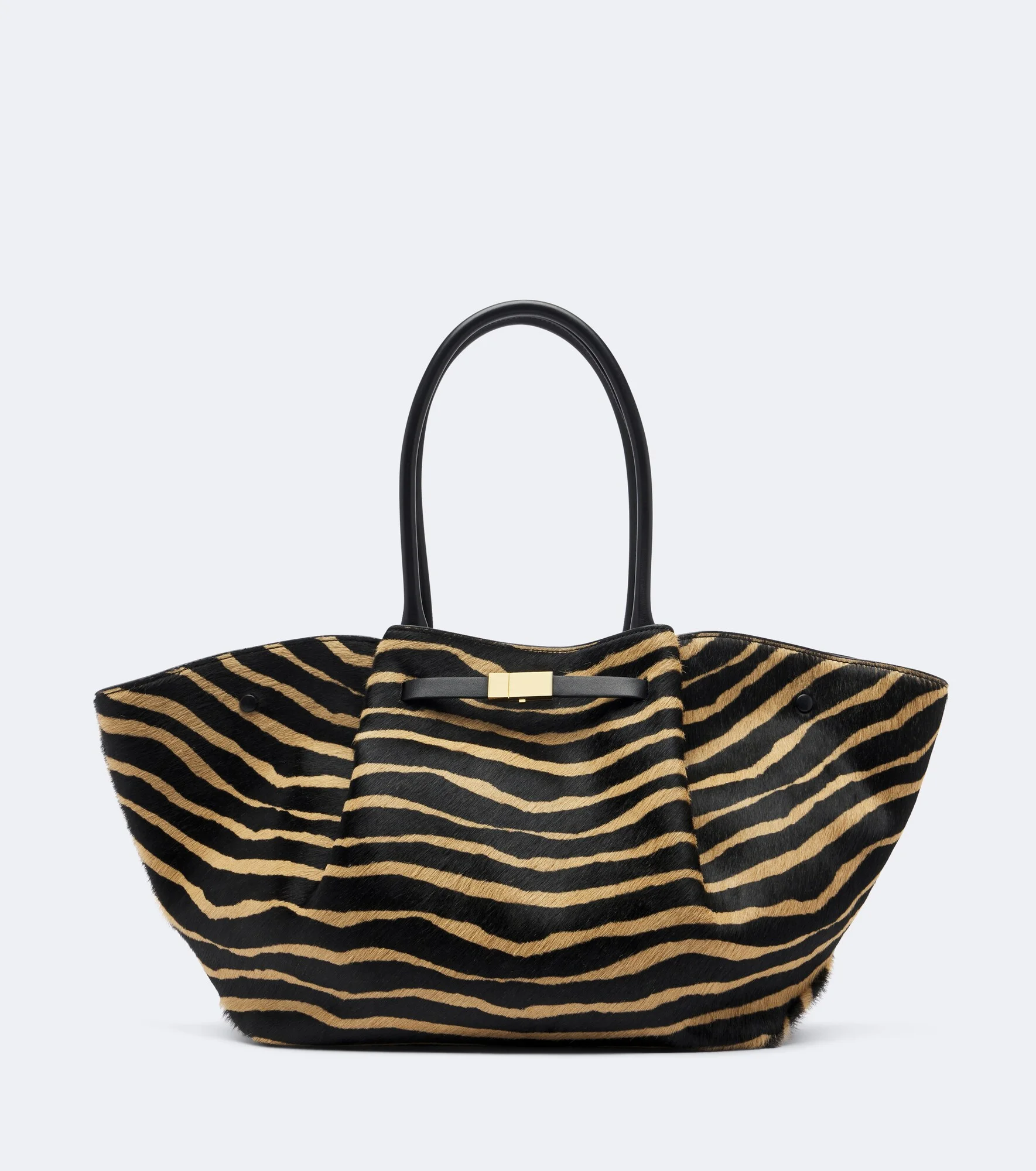 New York Medium calf hair tote bag - 1